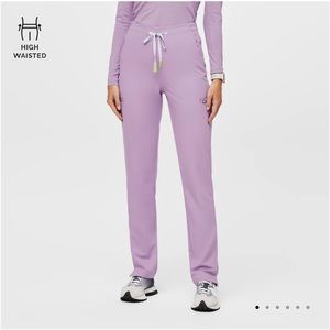 FIGS Lavendar Dew Evans Skinny Scrub Pants